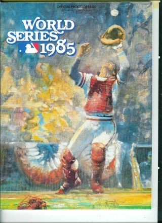 1985 World Series Program,  Kansas City Royals Vs Saint Louis Cardinals