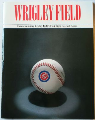 1988 Chicago Cubs Commemorating Wrigley Field 