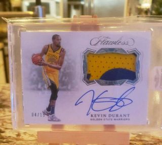 Kevin Durant Golden State Warriors Rpa /15 Game Worn Flawless Basketball 2019