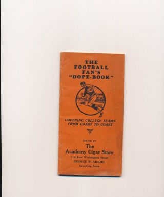 1928 - 1929 College Football Schedule,  All Americans & Records 46pages Neat