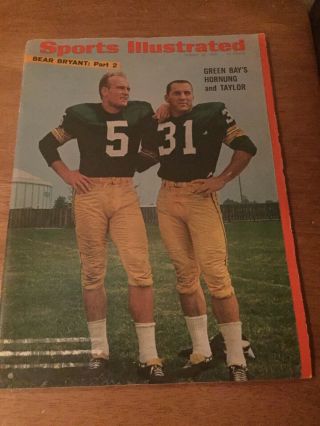 1966 Sports Illustrated Paul Hornung Jim Taylor Packers