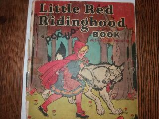 1934 Little Red Riding Hood Vintage Children 