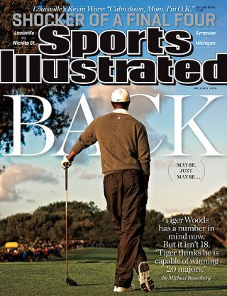 April 8,  2013 Tiger Woods Golf Regional Sports Illustrated No Label Newsstand A