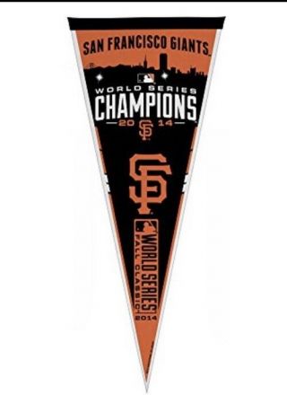 2014 12x30 Sf Giants Championship Pennant Champs Limited Edition San Francisco