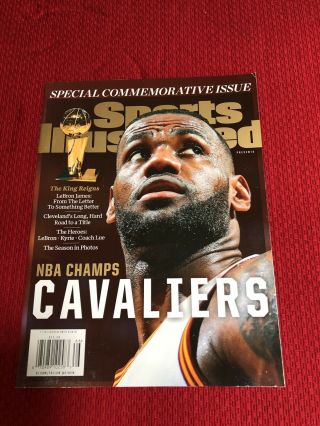 2016 Lebron James Cleveland Cavaliers Nba Sports Illustrated Commemorative