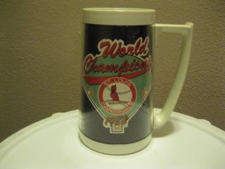 1982 St Louis Cardinals World Series Glass Mug Bud Light