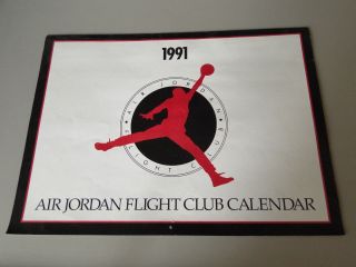Michael Jordan 1991 Air Jordan " Flight Club " Calendar