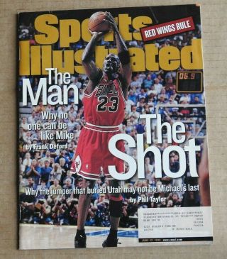 Sports Illustrated Michael Jordan The Shot June 22,  1998