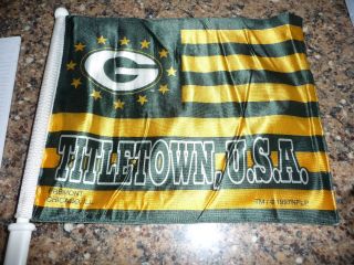 Green Bay Packers Titletown 1997 Car Flag 3805m
