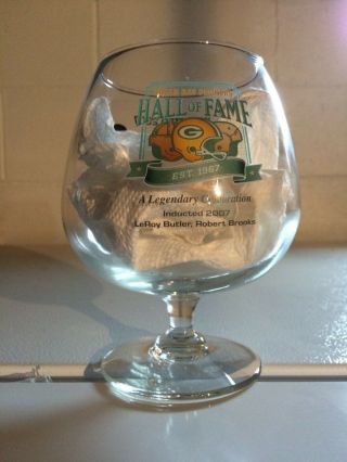 Green Bay Packers Hall Of Fame Glass 2007 Brooks And Butler