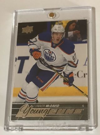 2015 - 16 Upper Deck Series One Young Guns Connor Mcdavid 201 Oilers