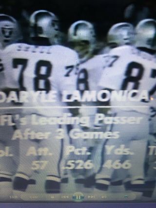 72 Oakland Raiders At Houston Oilers Dvd Mnf