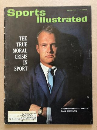 1963 Paul Hornung Green Bay Packers Sports Illustrated
