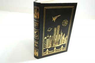 City By Clifford D Simak / 1995 Easton Press Leather Hb Book Sci - Fi Series