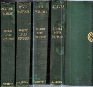 1911 Robert Louis Stevenson Dr.  Jekyll Mr.  Hyde Horror Illustrated 4 Books Gift