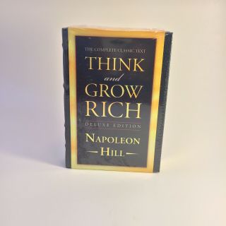 Think Grow Rich By Napoleon Hill Leather Bound Deluxe Edition
