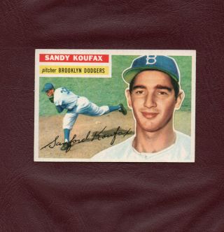 1956 Topps Sandy Koufax Baseball Card 79 Vg/ex Centered Wow