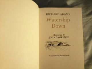 Watership Down,  by Richard Adams,  1st Illustrated Ed in Slipcase 1976 2