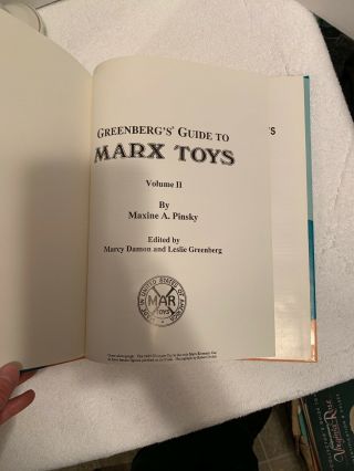 Greenberg’s Guide To Marx Toys Vol.  2 By Maxine A.  Pinsky 3