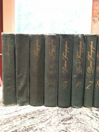 Russian Books John Galsworthy 8 Volumes Plus In English The Forsyte Saga