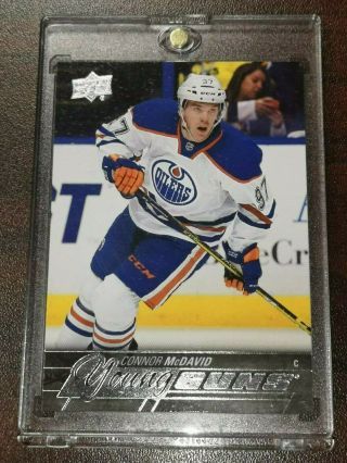 2015 - 16 Upper Deck 201 Connor Mcdavid Young Guns Edmonton Oilers Rc Rookie Card