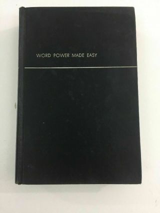 Word Power Made Easy - Norman Lewis (hardcover,  1959)