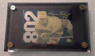 1994 - 95 Upper Deck 24k Gold 802 Goals 1910/3500 Wayne Gretzky La Kings Card
