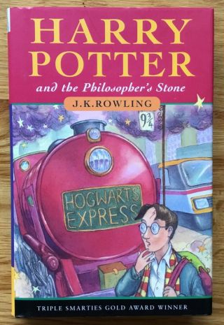Vg 1997 Hardcover In Dj Uk Edition Harry Potter Philosophers Stone Jk Rowling