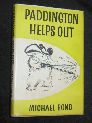 Michael Bond; Paddington Helps Out (1966) Vintage Children 