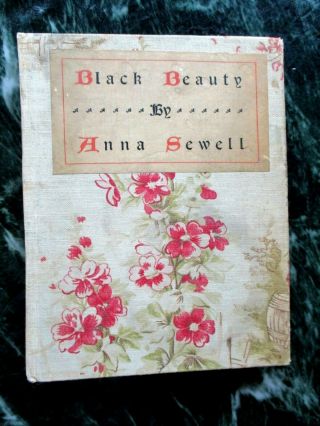 Vintage Antique 1897 Black Beauty By Anna Sewell Childrens Horse Book Classic Hb
