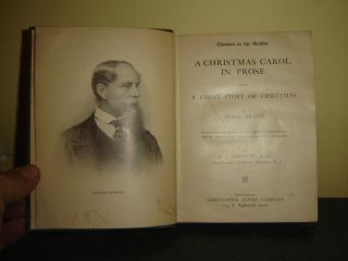 A Christmas Carol In Prose By Charles Dickens 1912 Classics In Grades W/pictures