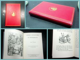 Lewis Carroll Alice In Wonderland 1st Edition (facsimile) W/42 Tenneil Illus.