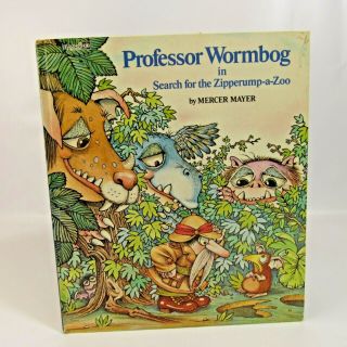 Professor Wormbog In Search For The Zipperump - A - Zoo Mercer Mayer Hardcover Book