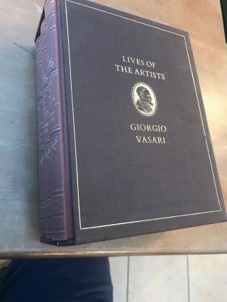 Folio Society - 3 Volume Box Set - Lives Of The Artists (giorgio Vasari) - 1993