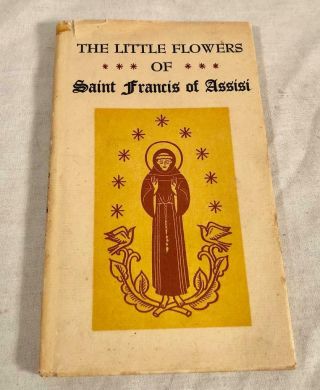 1964 Book The Little Flowers Of Saint Francis Of Assisi Hcdj Peter Pauper Press