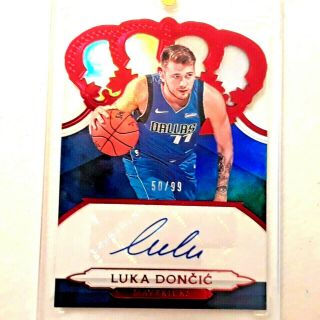 Luka Doncic Auto Rookie Autograph Only 99 Exist Crown Royal Pack Fresh Today