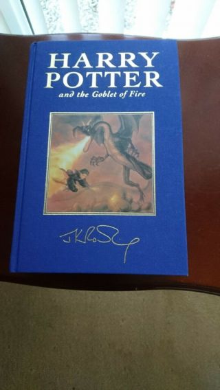 Harry Potter And The Goblet Of Fire - Deluxe First Edition -