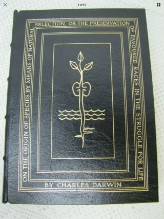 1976 Charles Darwin On The Origin Of Species Published By The Easton Press