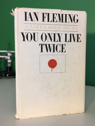 1964 1st/4th Edition You Only Live Twice Ian Fleming James Bond Hardcover Dj