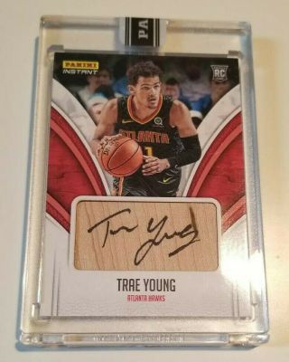 Trae Young 2018 - 19 Panini Instant Acces Floorboard Signatures Rc Auto /10 