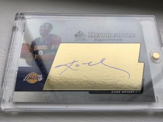 Kobe Bryant 2004 - 05 Upper Deck Sp Signature Autograph