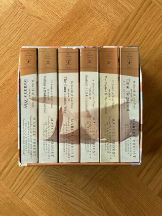 In Search Of Lost Time By Marcel Proust 6 Vol Paperback Box Set Modern Library