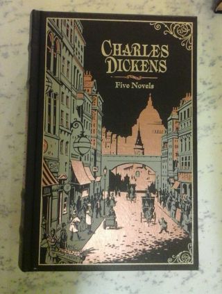 Charles Dickens Five Complete Novels Leather Hb Gold Guild Barnes & Noble