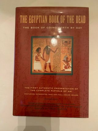 1994 The Egyptian Book Of The Dead By Raymond Faulkner Chronicle Books 1st Ed