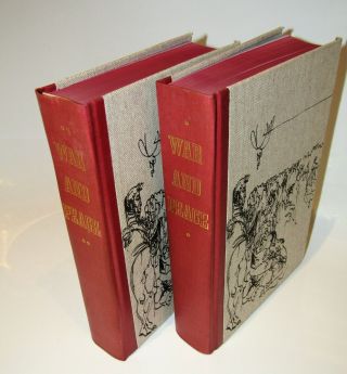 War And Peace - Leo Tolstoy / 2 Vol Set The Folio Society London 1977