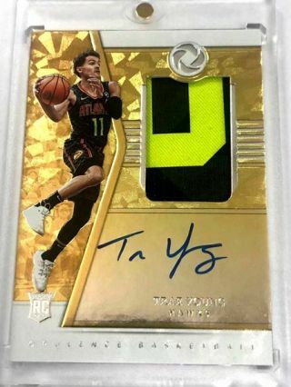 2018 - 19 Panini Opulence Trae Young 3clr Rpa 29/79 Rc Patch Auto Hawks