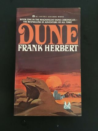 " Dune " Frank Herbert - Paperback 1st Ace Edition