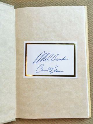 SIGNED The 2000 Year Old Man In The Year 2000 Mel Brooks & Carl Reiner 1997 2