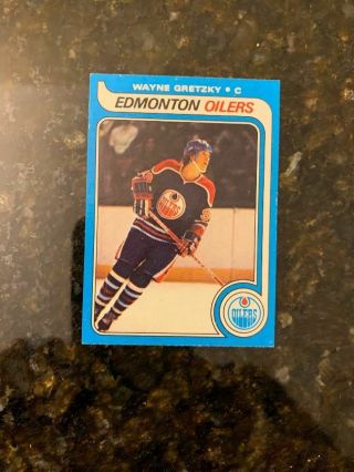 1979 - 80 Topps Hockey 18 Wayne Gretzky Rookie. .