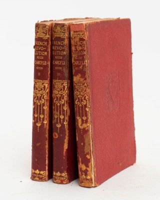 The French Revolution a History by Thomas Carlyle 3 Volumes John Winston & Co 2